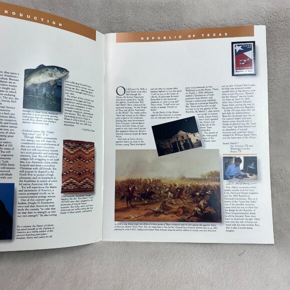 Vintage 1986 US Postal Service Mint Set of Commemorative Stamps (Book Only) - Picture 3 of 10